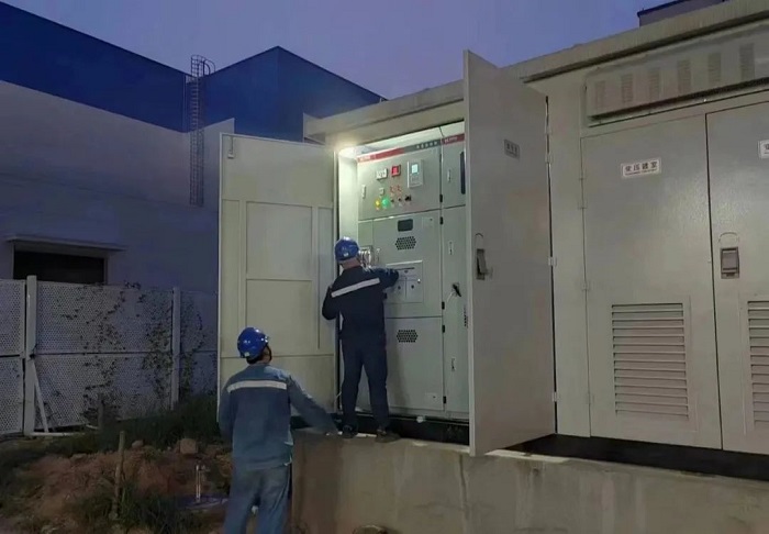 全國首套用戶側10兆瓦時級液冷儲能項目完成高壓側并網