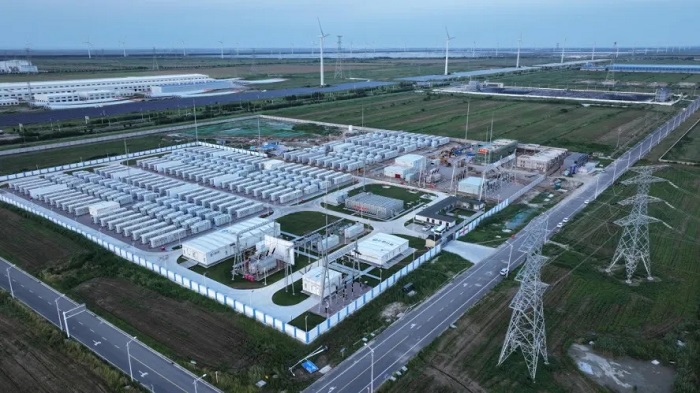 300MW/600MWh！江蘇省規模最大的共享儲能電站全容量并網
