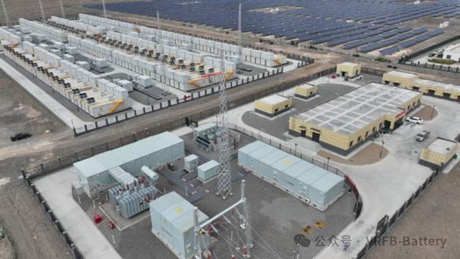 哈密首座100MW/400MWh全釩液流儲能電站順利建成